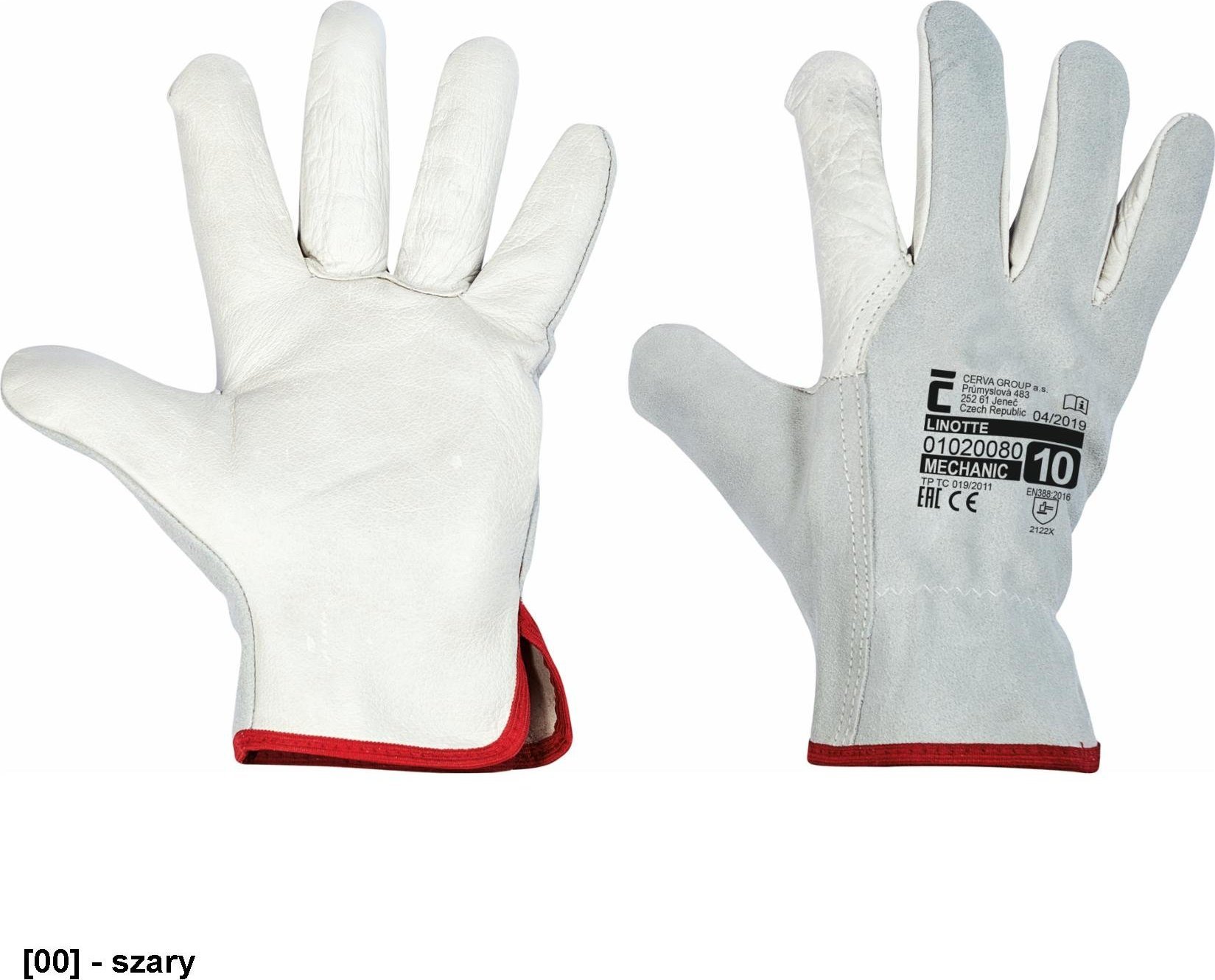 CERVA LINOTTE - rękawice 10