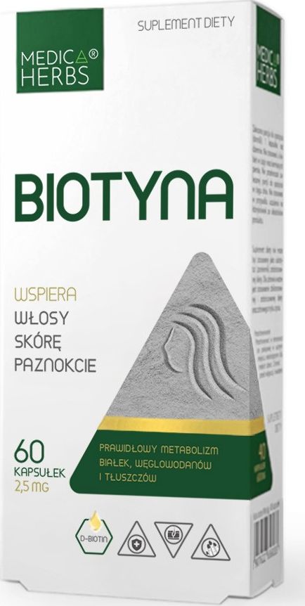 Medica Herbs Medica Herbs Biotyna 2,5 mg - 60 kapsułek