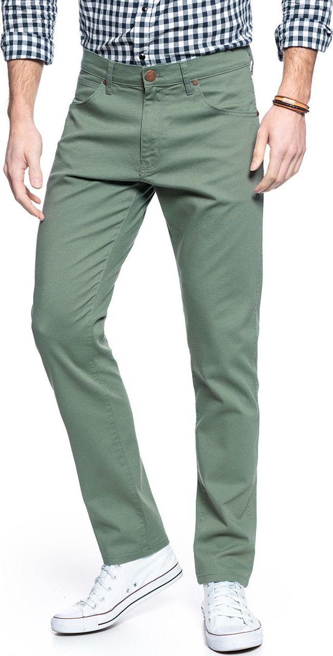 Wrangler SPODNIE MĘSKIE WRANGLER LARSTON WREATH GREEN W18SF3G29 W36 L32