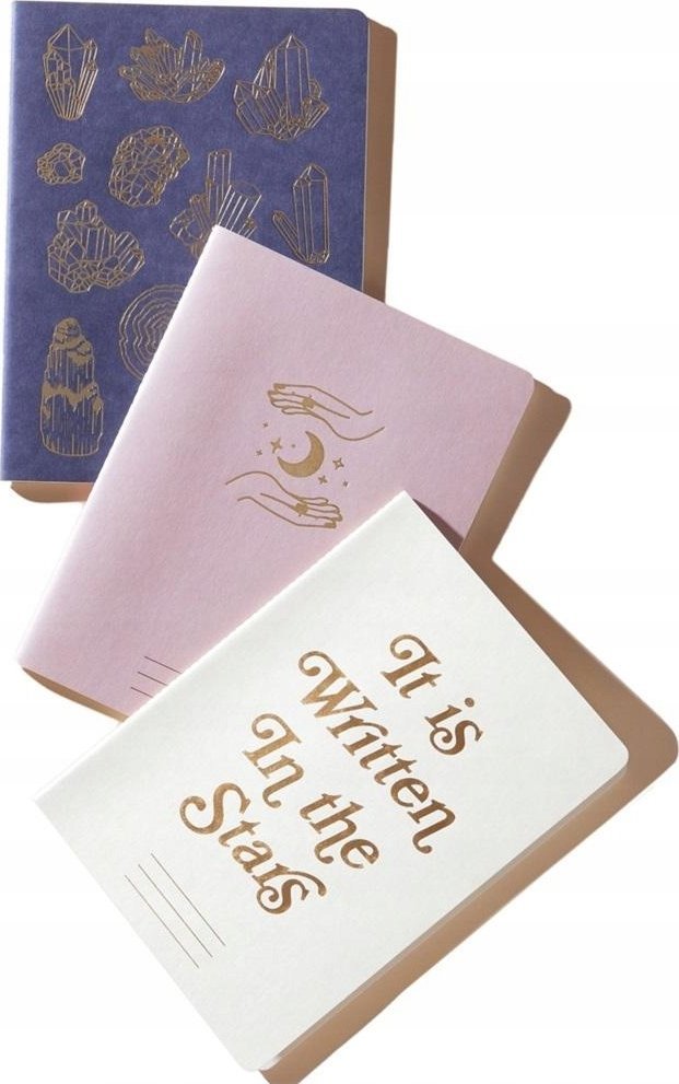 Designworks Ink Zestaw 3 notatników Mystic