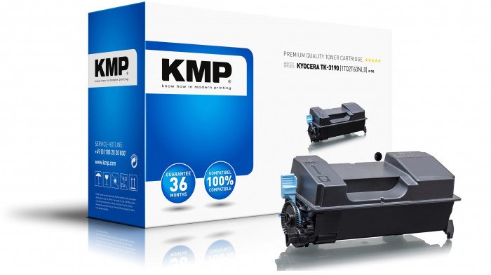 Toner KMP K-T82 - black - toner cartridge (alternative for: Kyocera 1T02T60NL0) - Toner laserowy Czarny (29190000)