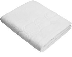 Ręcznik kąpielowy Monogram Opus 70x140cm biały / Officine Monogram