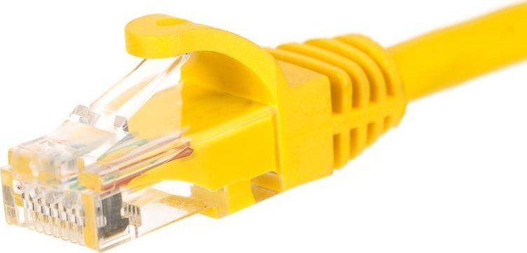 NetRack patchcord RJ45 osłonka zalewana kat. 6 UTP 5m żółty (BZPAT56Y)
