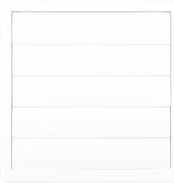 airRoxy Kratka z żaluzją 170x170 średnica 100 biały 02-307