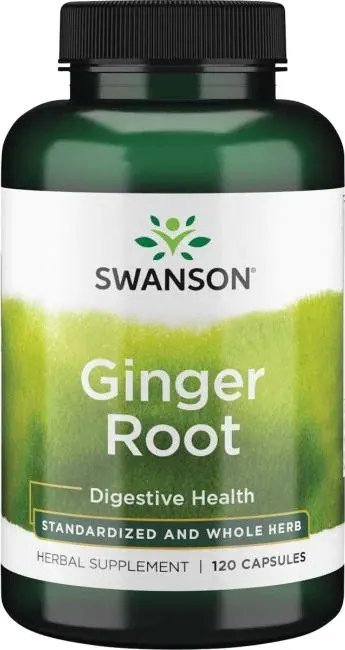 Swanson Swanson - Ginger Root, 120 kapsułek