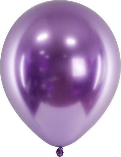 Balony Glossy fiolet 12cm 50szt