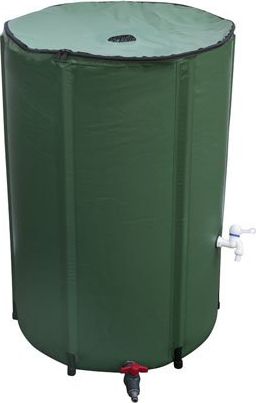 Garden King Składany pojemnik na deszczówkę 380 l zielony