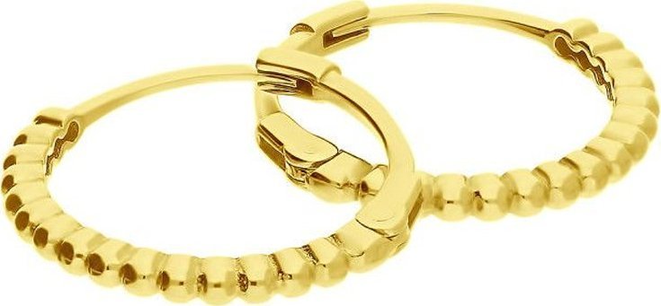 Lovrin Złote kolczyki 375 kolczyki koła z kuleczek 1,14g