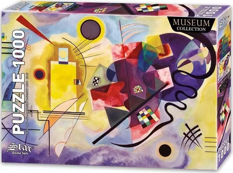 Star Puzzle Puzzle 1000 Żółty,czerwony , niebieski