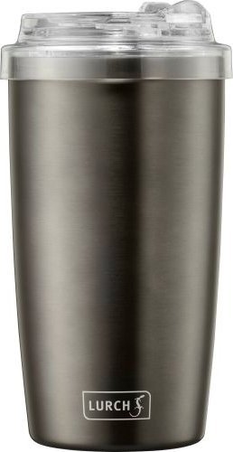 Lurch Termiczny kubek do kawy Lurch, stal nierdzewna/tritan, 0,4 l, antracytowy