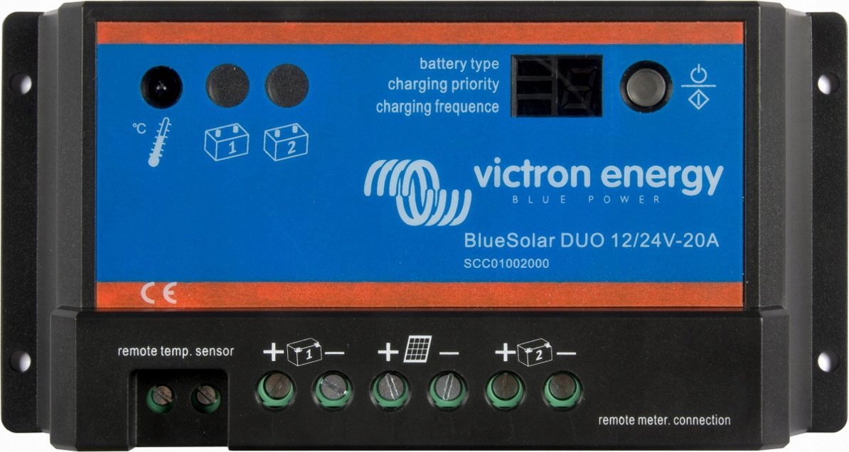 Victron Energy Victron Energy Regulator PWM DUO LCD&USB 12/24V-20A