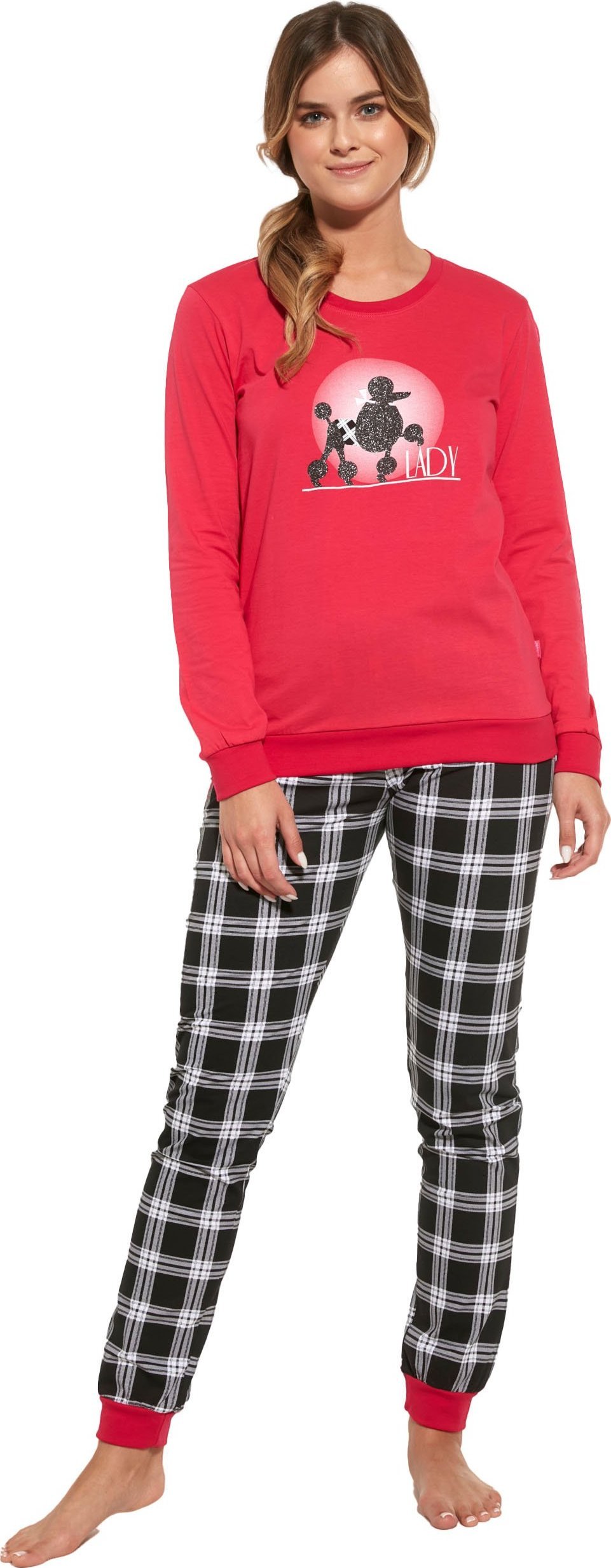 Cornette Piżama damska ciepła Lady 567/304 Cornette XL