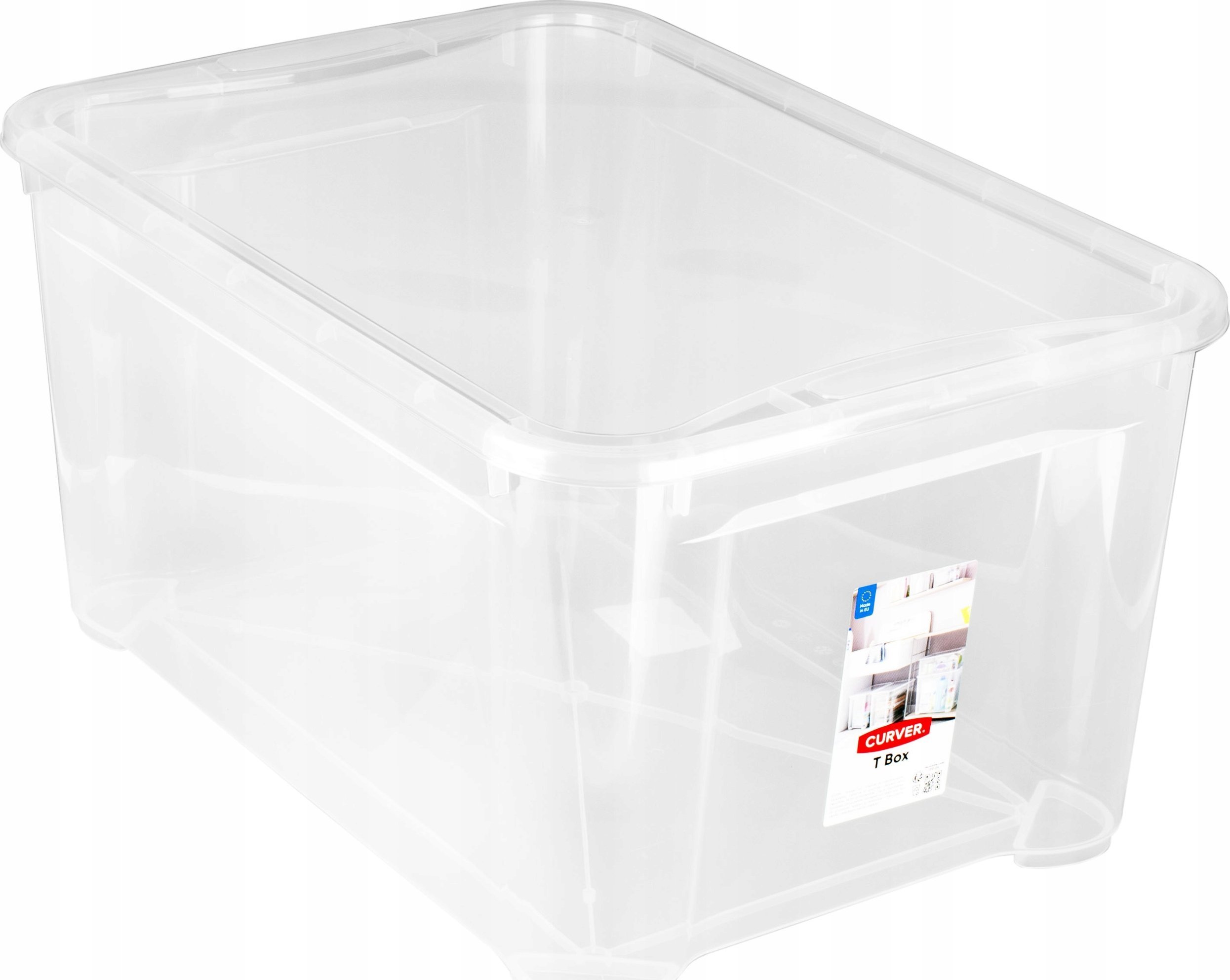 Curver CURVER POJEMNIK Z PRZYKRYWKĄ 20L /TRANSPARENTNY
