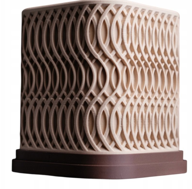 Lumarko Glowtide Planter doniczka 3D inspirowana falą - 10 cm