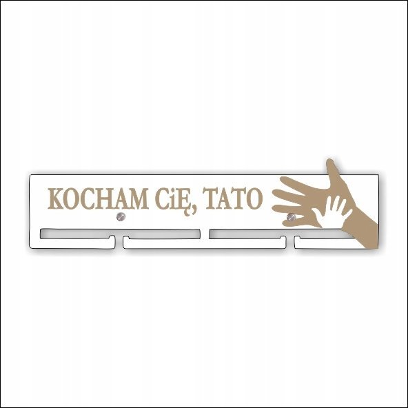 naSciane Wieszak na medal dla TATY PREZENT DZIEŃ OJCA wzory