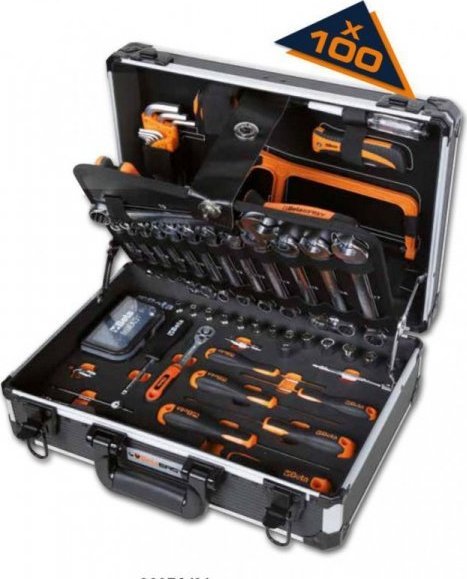 Zestaw narzędzi BETA ZESTAW NARZĘDZI WARSZTATOWYCH W WALIZCE EASY 100SZT. (1 KPL)