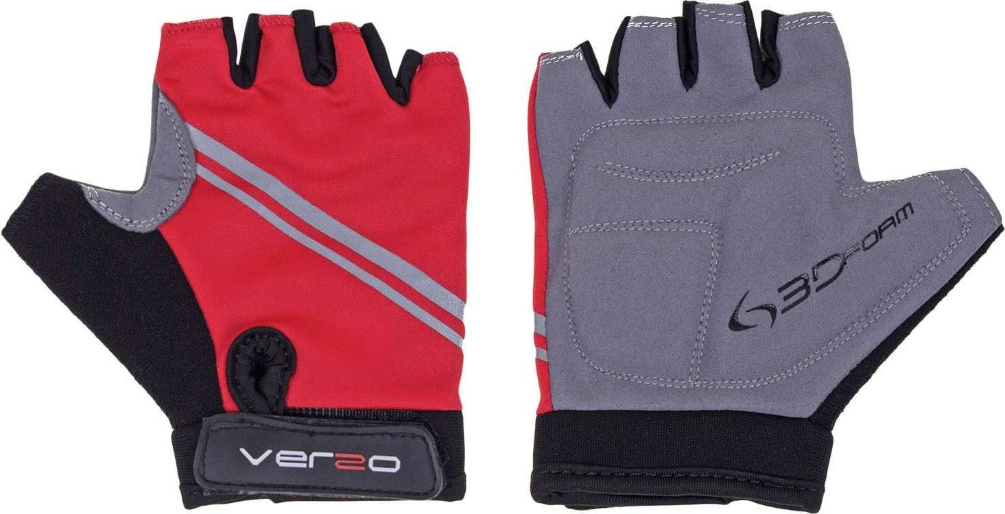 Verso Rękawiczki rowerowe Vivo SB-01-8802 E czerwone M