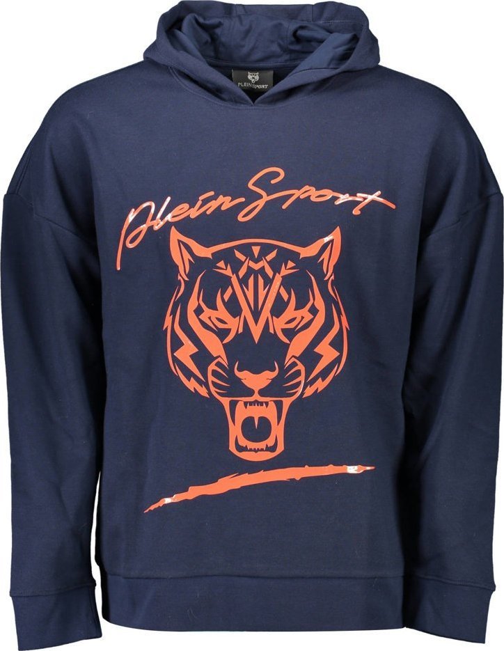 Plein Sport SPORTOWA BLUZA PLEIN BEZ ZAMKA MĘSKA NIEBIESKA M