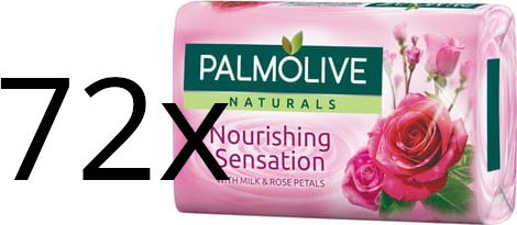 Palmolive 72x PALMOLIVE MYDŁO MLEKO I RÓŻA 90G