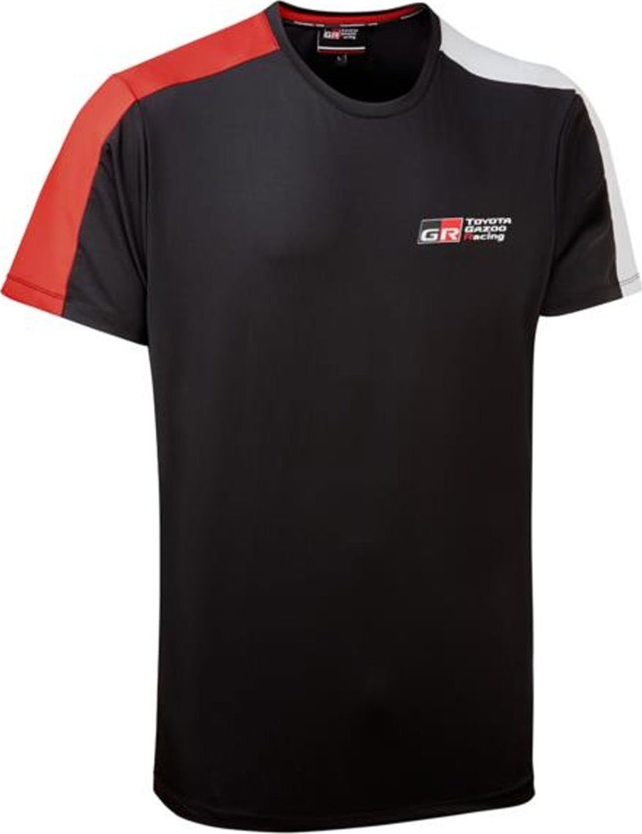 Toyota Gazoo Racing Koszulka T-shirt męska Lifestyle czarna Toyota Gazoo Racing 2022 XL