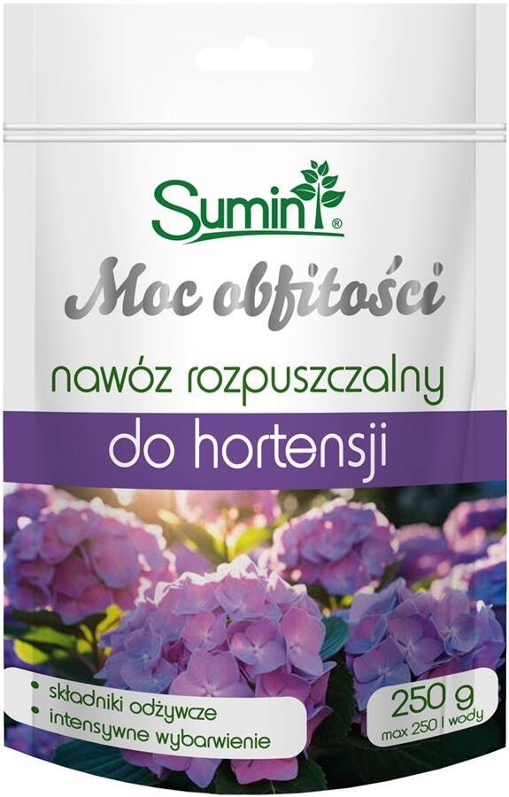 Nawóz rozpuszczalny do hortensji - Moc Obfitości 250 g - Sumin