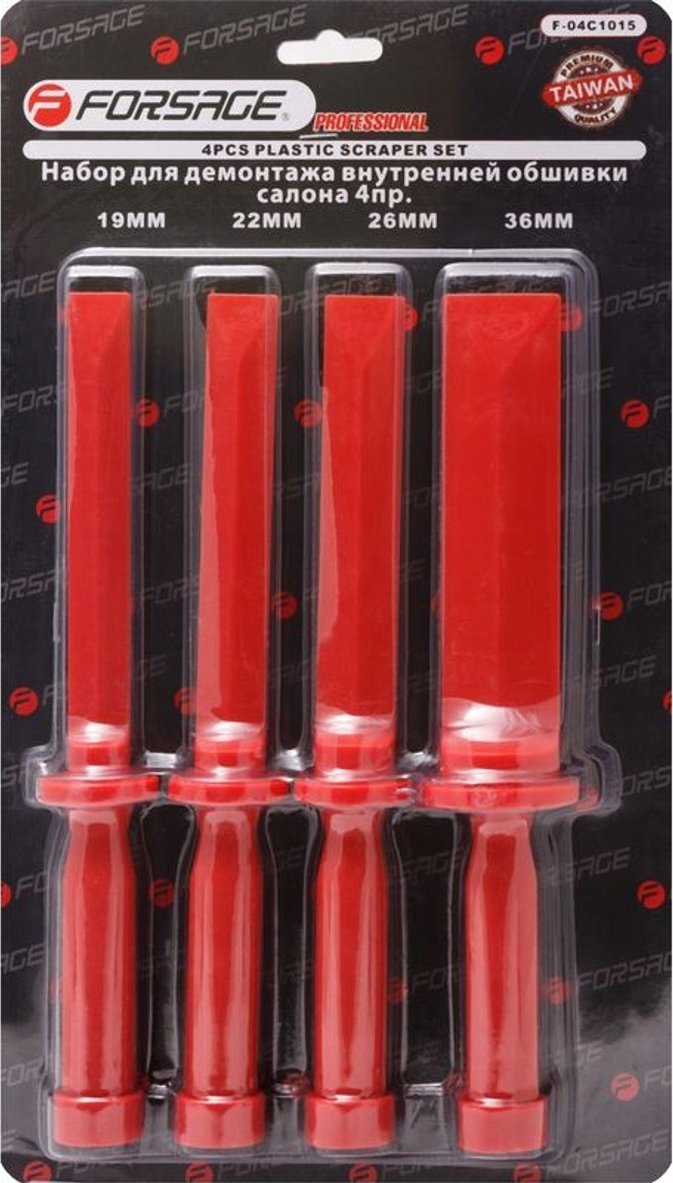 Forsage ŚCIĄGACZE NARZĘDZIA DO DEMONTAŻU TAPICE RKI 4 prz. w blisterze