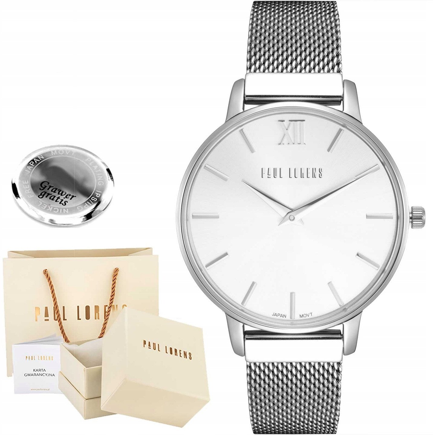 Zegarek damski Paul Lorens MAROCA-3C1 Z GRAWEREM