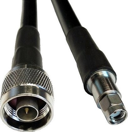 Hismart Kabelis LMR-400, 10m ilgio, N-male į RP-SMA-male