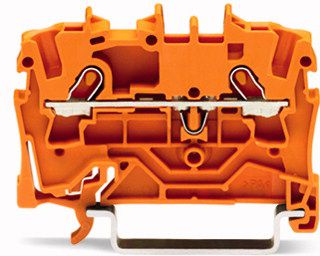 Wago Złączka szynowa 2-przewodowa 1,5mm pomarańczowa (2001-1202)