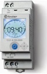 Finder Programator tygodniowy / dobowy elektroniczny 1P 230V AC (12.51.8.230.0000)