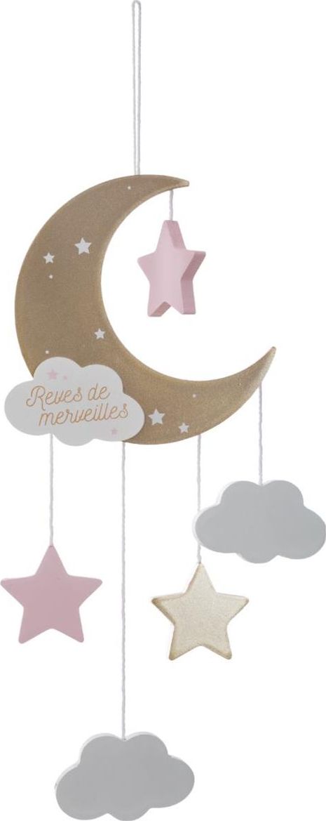 Atmosphera Ozdobna zawieszka dla dziecka Pink Moon