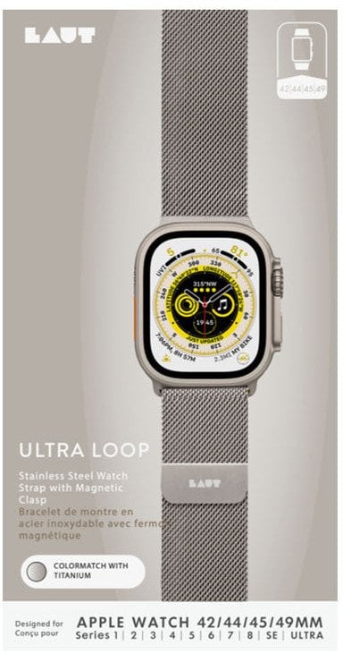 LAUT ULTRA LOOP Titanium steel band for Apple Watch Ultra