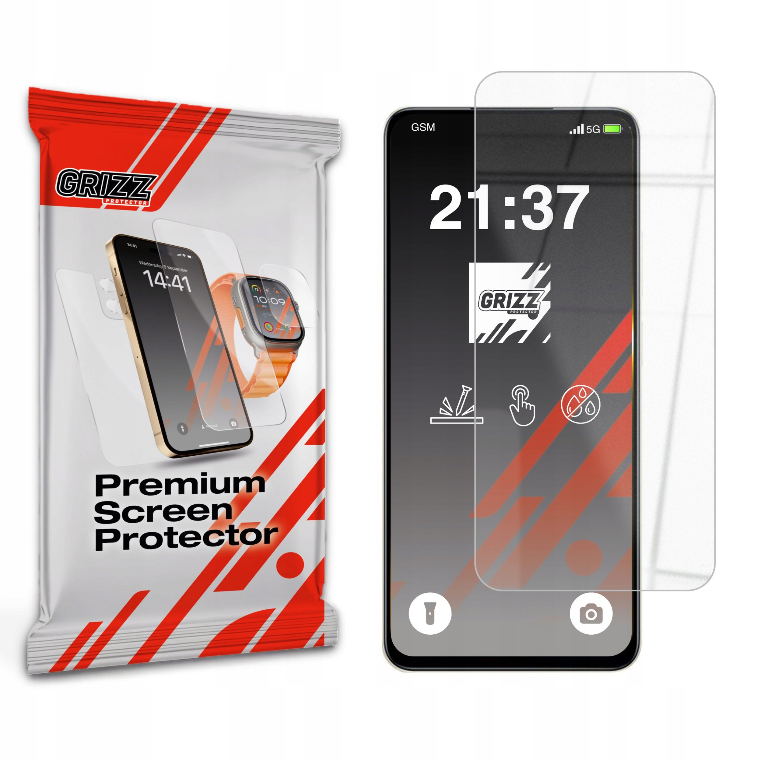 Szkło hybrydowe GrizzGlass HybridGlass do Realme Narzo 80x