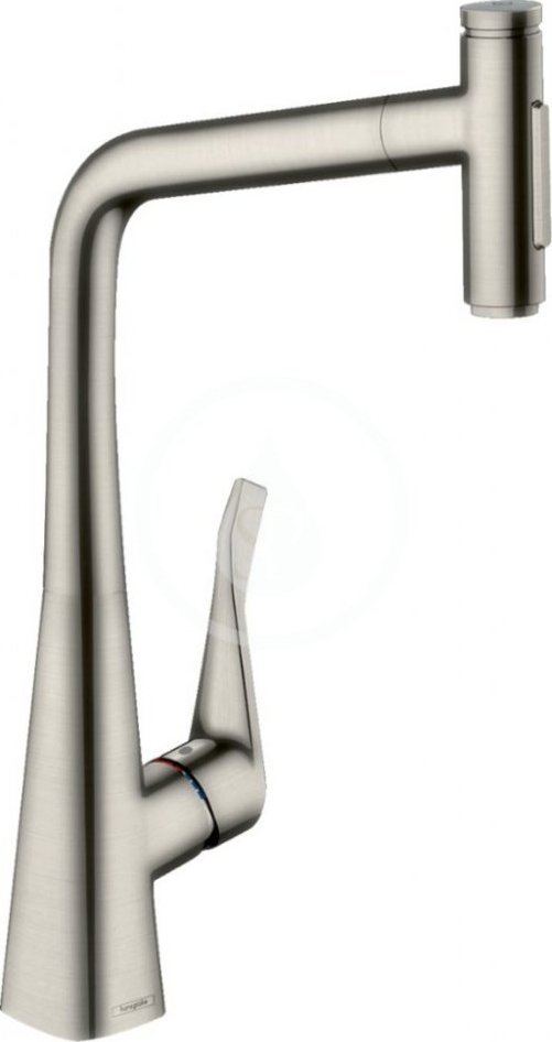 Bateria kuchenna Hansgrohe Kitchen faucet with pull-out hose Hansgrohe Metris Select M71 73816800