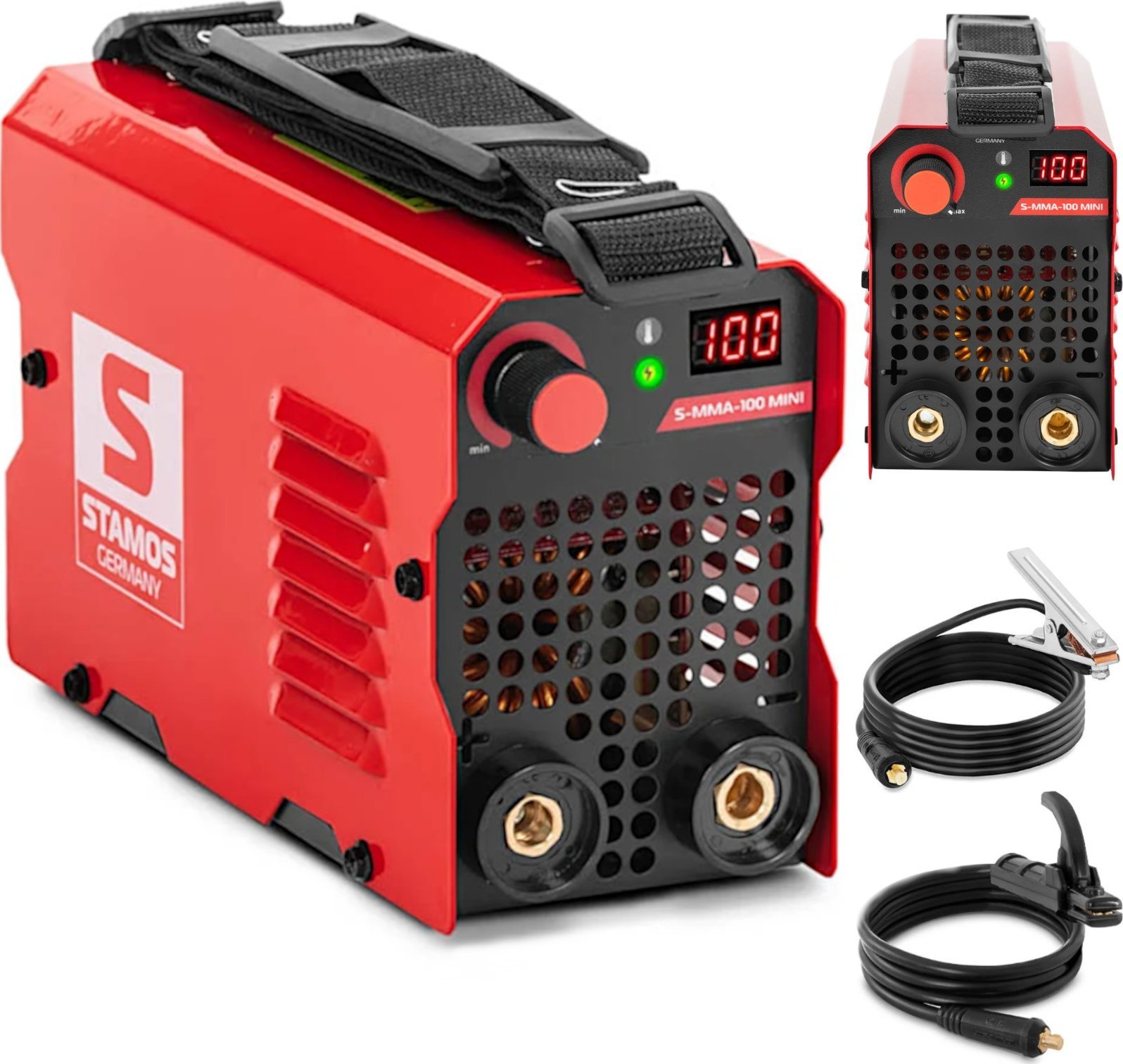 Stamos Germany Spawarka inwertorowa IGBT MMA cykl 100% HotStart AntiStick 230V 100A Spawarka inwertorowa IGBT MMA cykl 100% HotStart AntiStick 230V 10