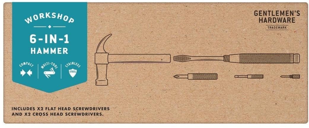 Multitool z młotkiem 6w1 Kraft