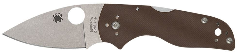 Spyderco LIL' NATIVE MID BACK LOCK BROWN G10 PLAIN C230MBGPBN15V