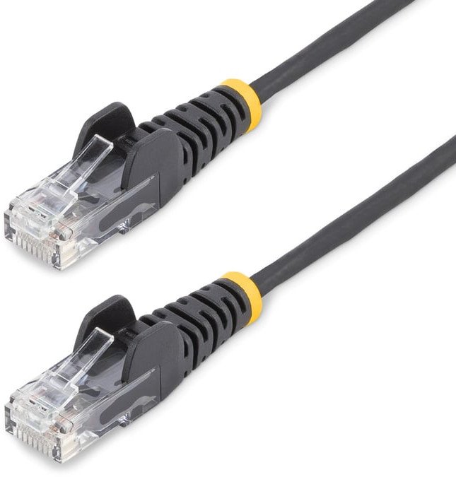 StarTech N6PAT150CMBKS kabel sieciowy Czarny 1,5 m Cat6 U/UTP (UTP)