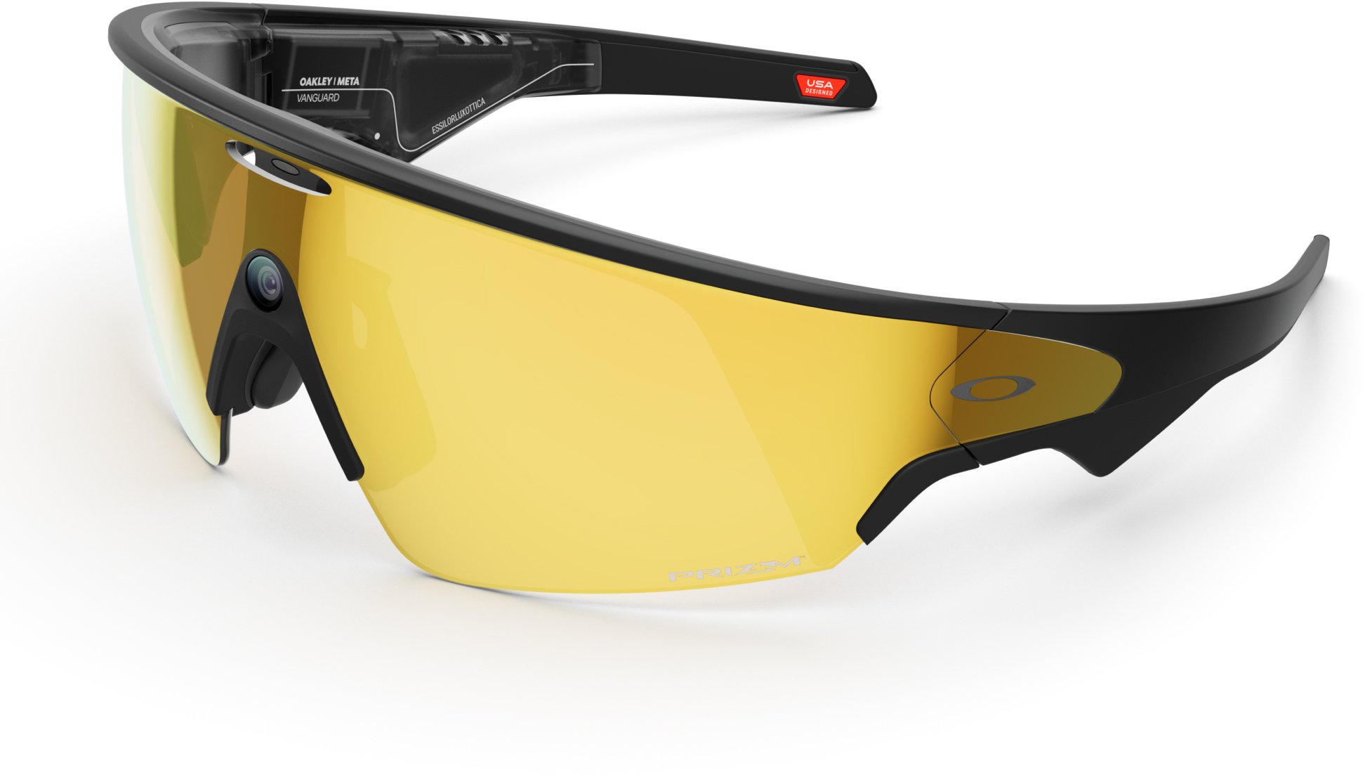 META Oakley Vanguard, Meta AI, Black, Prizm™ 24K AI Glasses