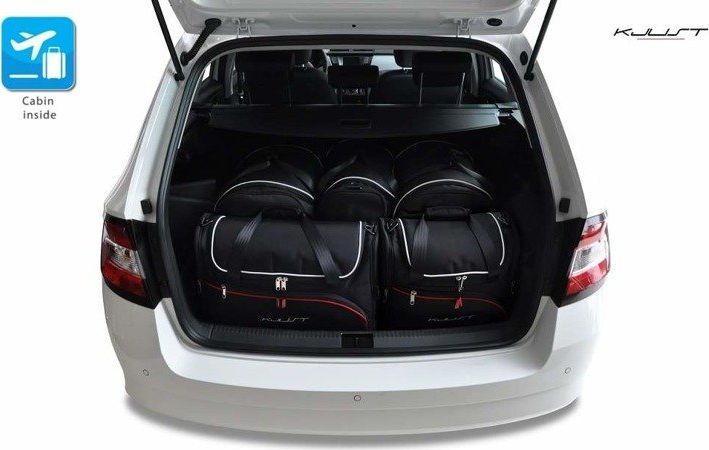 KJUST SKODA FABIA KOMBI 2014+ TORBY DO BAGAŻNIKA 5 SZT uniwersalny
