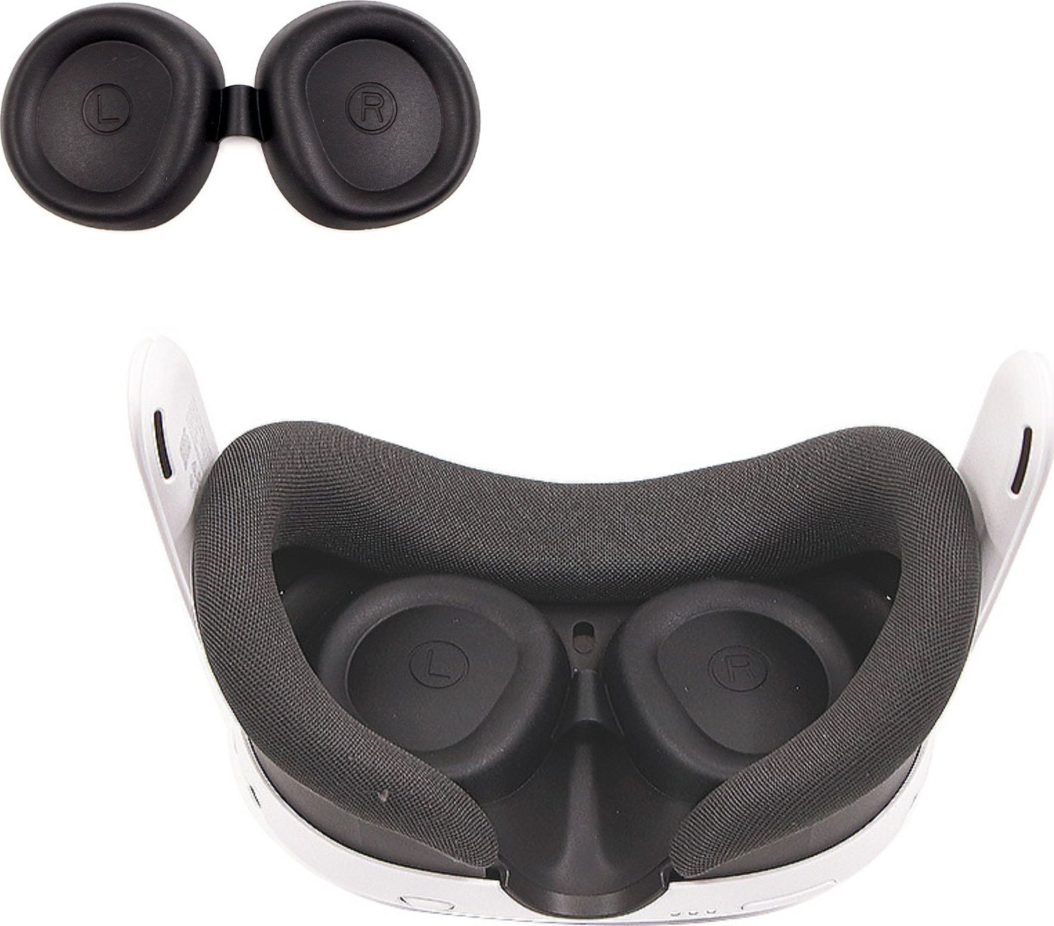 Vortex Virtual Reality Silikonowe ochronki na soczewki do Meta Quest 3 | Czarne