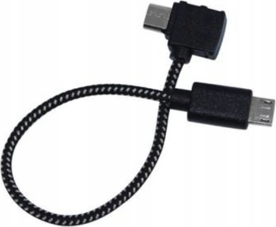 Kabel USB BRDRC microUSB - microUSB 0.15 m Czarny