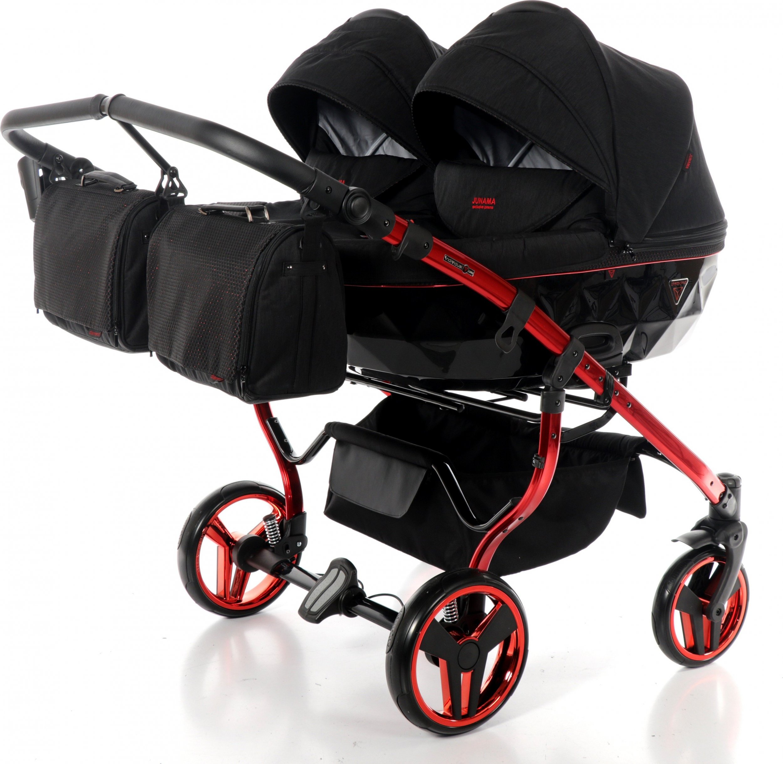 Wózek Junama JUNAMA DIAMOND INDIVIDUAL DUO wózek bliźniaczy 2w1 V2