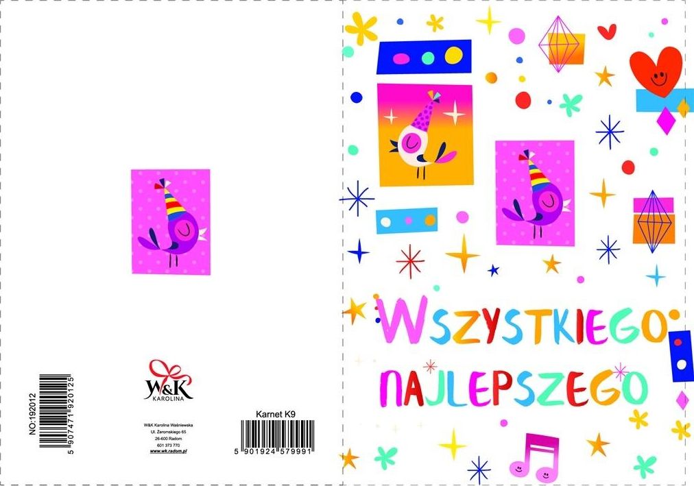 W&K Kartka okolicznościowa NO:192012