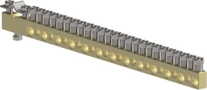 Elektro-Plast Listwa zaciskowa L-26 mosiężna MSF 2000-21