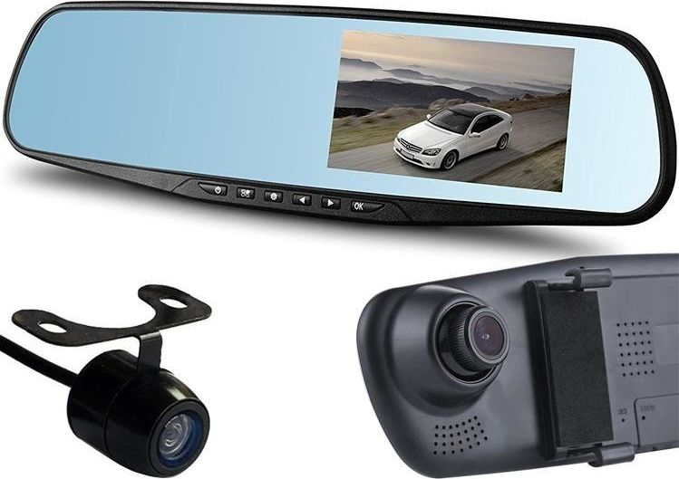 Wideorejestrator Hoalte DVR Lusterko + Kamera cofania