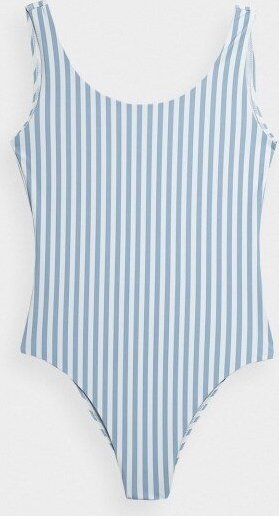 Outhorn Kostium kąpielowy damski Outhorn F013 niebiesko-biały OTHSS23USWSF013 91A XL