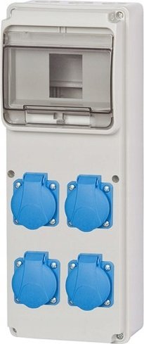 F-Elektro Rozdzielnica 6M ULISSE MIDI 4x230V IP54