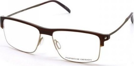 Porsche Ramki do okularów Męskie Porsche P8361-B Brązowy