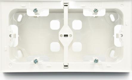 Efapel EFAPEL PUSZKA NATYNKOWA PODWÓJNA BIAŁA 10994 ABR